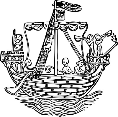 Statek piracki kolorowanki
